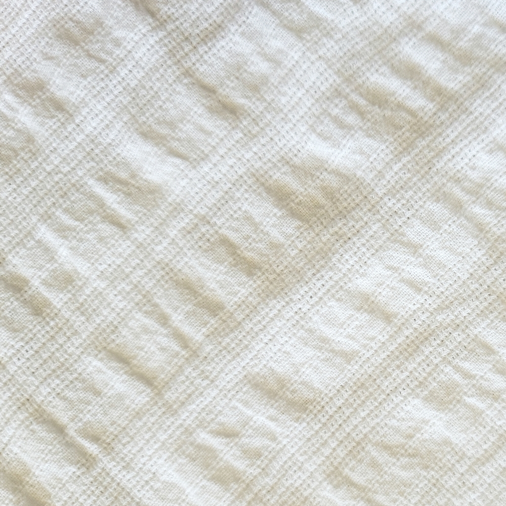 New from 🇮🇹 Italy! Breezy Textured White Cotton‎ Linen Beach Pants Size M/L - Picture 3 of 5